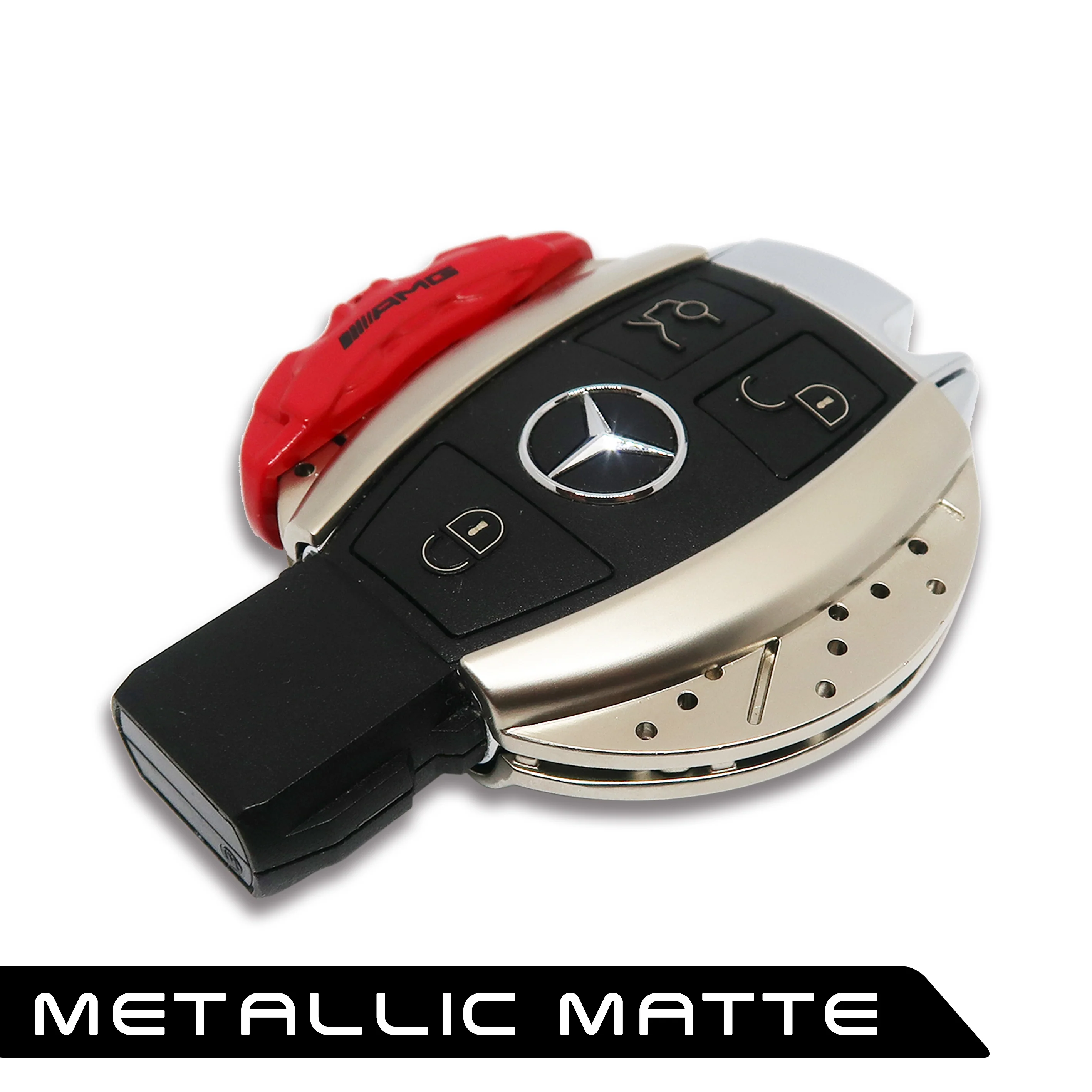 🏎️ AMG Red Brake Caliper Design Mercedes Key Case *Keyless only* - Image 5