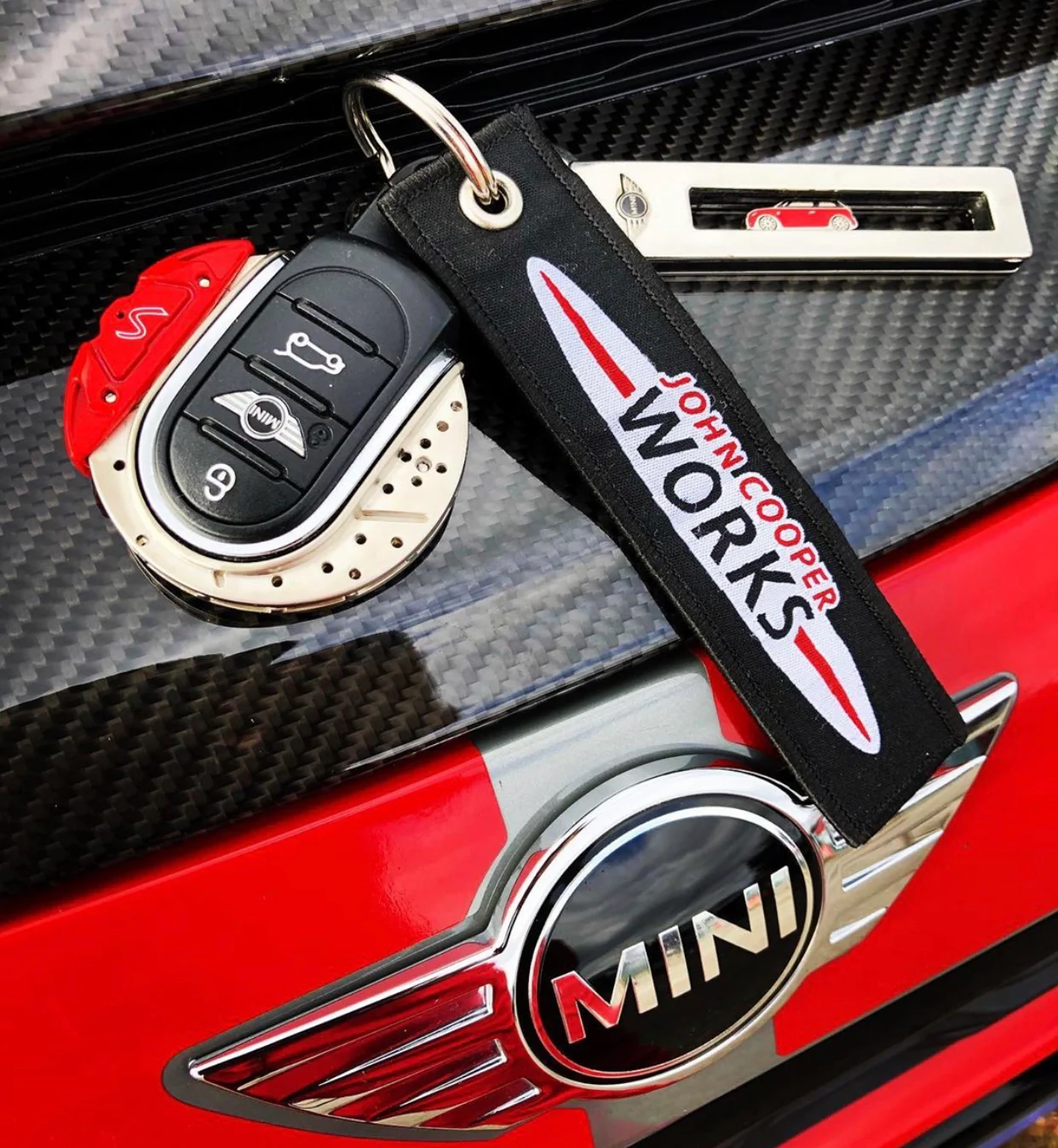 🏎️ Cooper S Brake Caliper Design Key Fob Case in Alloy Metal - Image 9