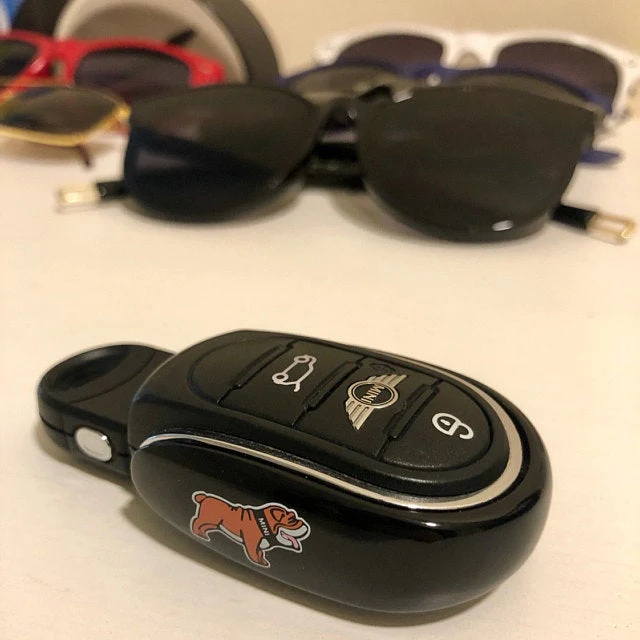 🐶 Bulldog Alloy Metal Key Fob Case - Image 3